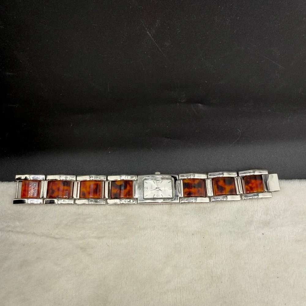Vintage Joan Rivers Classics Watch Silver Tone UNTESTED